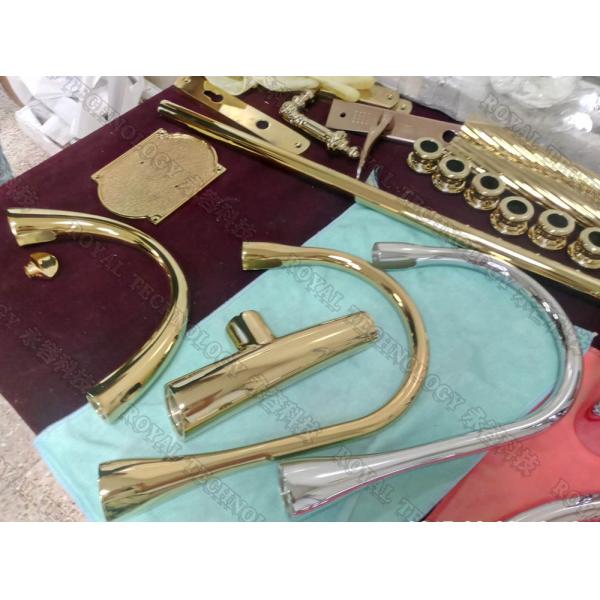 ABS Parts TiN Gold PVD Vacuum Coating Machine , Cathodic Arc Decorative Coating Equipment On ABS Parts