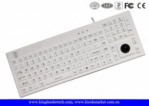 Quality White IP68 Super Slim USB Silicone Keyboard With On / Off Switch wholesale