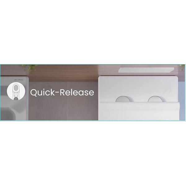 Adjustable Height Rimless Flushing Wall Hung Toilet Bowl Glossy White