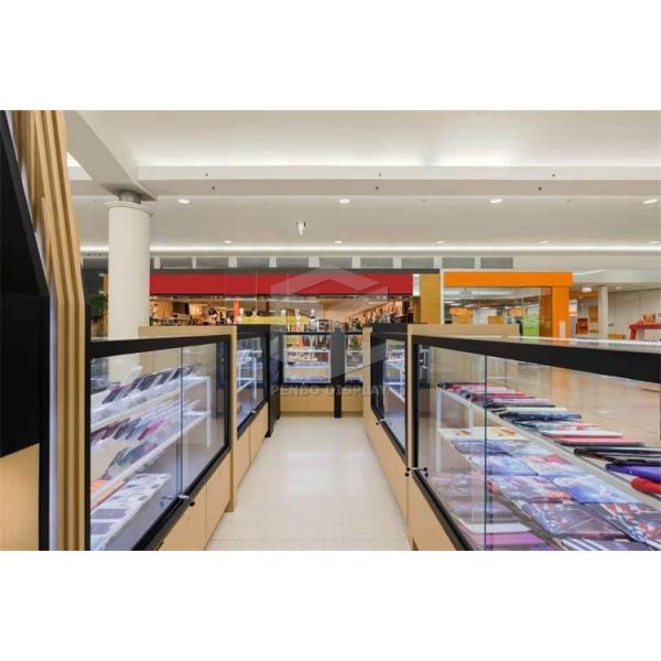 Painting Mobile Phone Display Showcase Cell Phone Kiosk