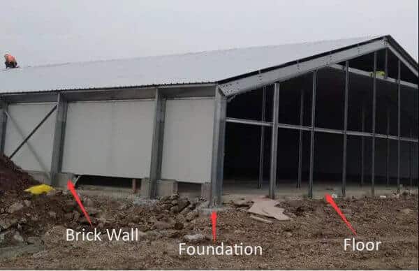 Broiler Poultry Prefab Houses Steel Structure Fully Automated Chicken Farming Equipment