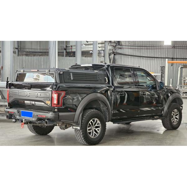 Waterproof Black 4X4 Aluminum Canopy for Ford Ranger/Raptor T6/T7/T8 Hard Top Trucks