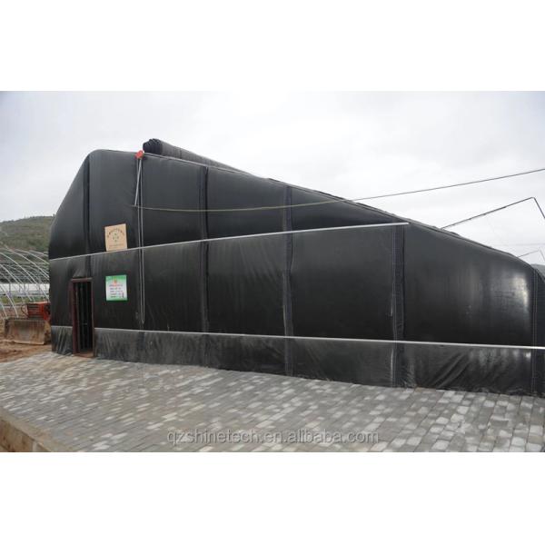 Full Ventilated Film Covered Polyethylene Three Earth Wall Greenhouse for Winter Season