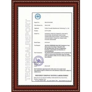 Shenzhen Octavia Optics Technology Co.,Ltd Certifications