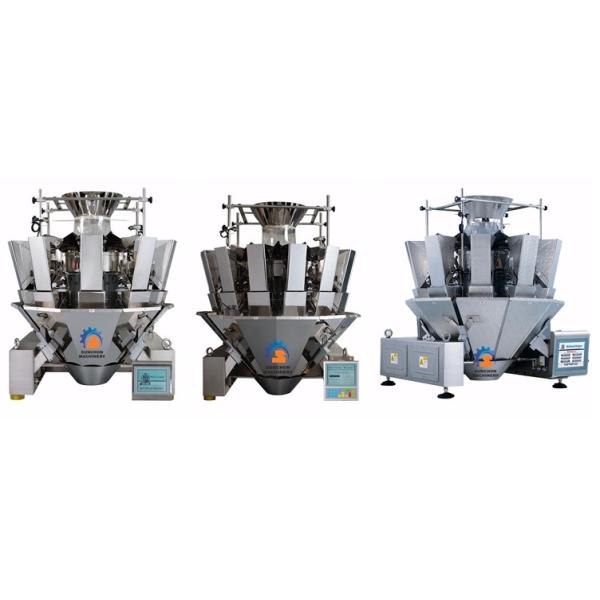 CE Vetical Sugar / Seed Packaging Machine With 4 Heads 1000ML Volume