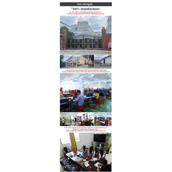 Custom Logo Leather Jewelry Box for Earrings Rings Bracelets and Necklaces by Hanhong