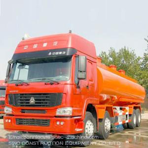 Quality Oil Tanker Truck 8X4 Mobile Fueling Trucks 38000L CE ISO9001 Certification wholesale