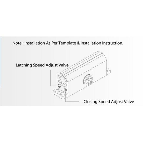 Regular Arm Light Duty Door Closer , 2 Way Opening Auto Door Closer CCC Certified