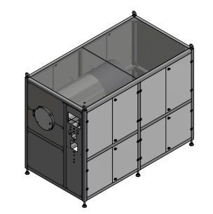 Htf2550-07 Heat Treatment Furnace, Tube Furnace, 1200*1700*2200mm (W*H*D)