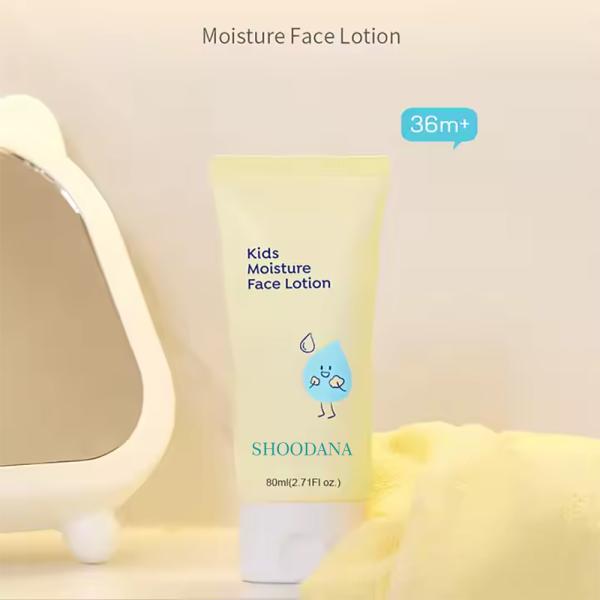 Private Label Organic Moisture Face Lotion 80ml Kids Cream Baby Cream Shea Butter Main Milk Moisturizing Lotion for Face