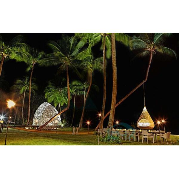 High quality Outdoor Garden Hanging swing egg chair patio PE Rattan wicker sofa Furniture