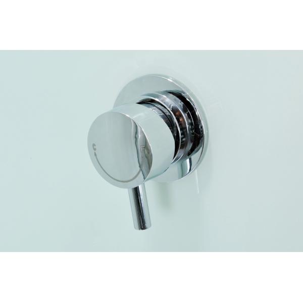 Fitness Halls 800 X 800 Glass Shower Cabin With Silver Aluminum Frame