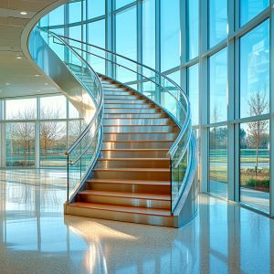Innovative Stainless Steel Handrails with Flat Saddle Design for Glass Fencing