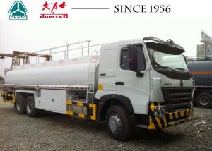 Quality HOWO A7 Fuel Tanker Trucks , 10 Wheeler Truck 20000 Liters Large Load Capacity wholesale