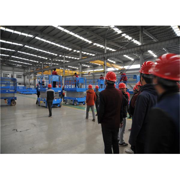 Elevated Ergonomic Flat Loading Dock Electric Scissor Lift Professional Time Saving