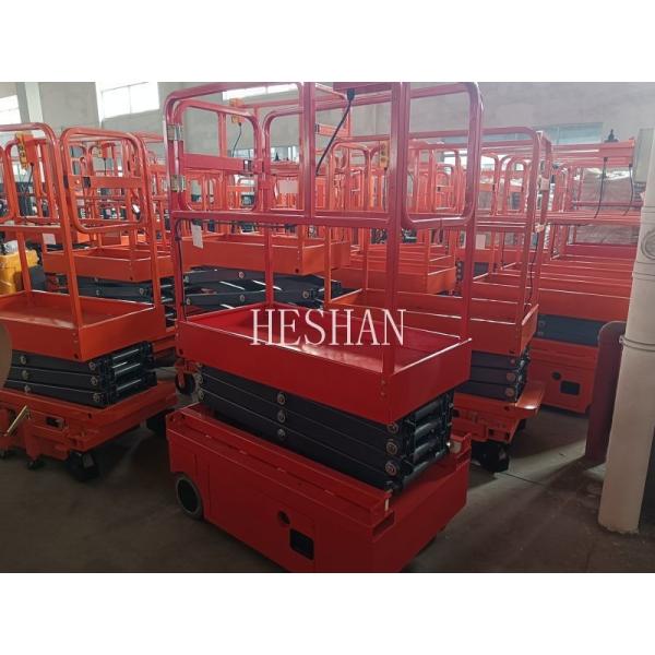 Hydraulic 3.9M Self Propelled Lifting Platform Mobile Indoor Electric Scissor Lift