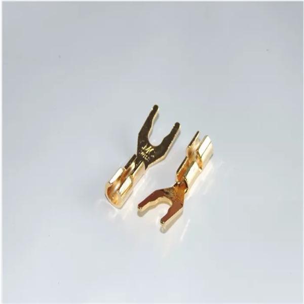 24K Y Spade Nakamichi Banana Plugs Connector For Speaker Cable Wire