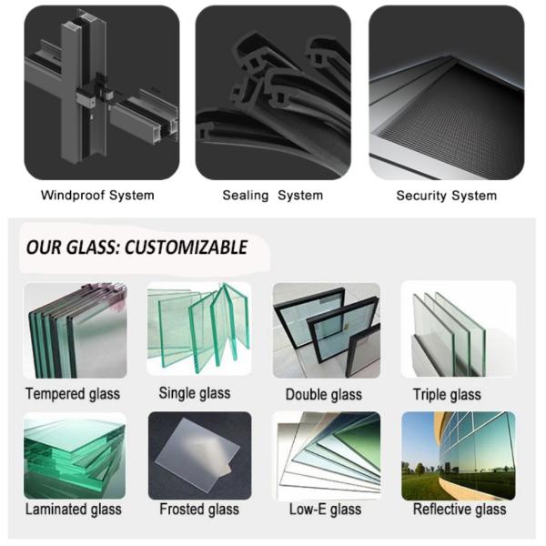 Prefabricated Winter Garden Glass House 4 Season Sunroom 6063 T5 Aluminum