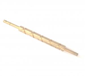 Quality Precision Brass Steel Worm Gear Shaft 7.96mm Diameter 112mm Length wholesale