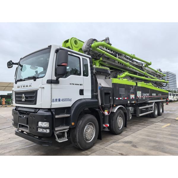 4 Axles Concrete Boom Pump Truck new 2025 Zoomlion 62meter With Sitrak Chassis