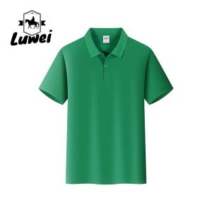 Quality Business Casual Short Sleeve Polo Shirts Embroidered Anti Wrinkle wholesale