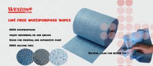 China Nonwoven wiper fabric of spunlaced non wovens wipes spun lace Chemical-bonded Non woven on sale