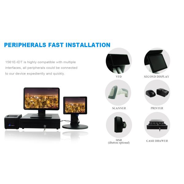 mSATA 128Gb SSD 15.6Inch Windows POS System PC