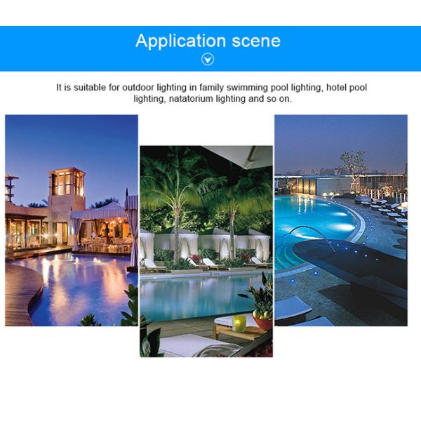 Aluminum material 21W AC 100-240V white color GX16D base PAR56 LED pool light