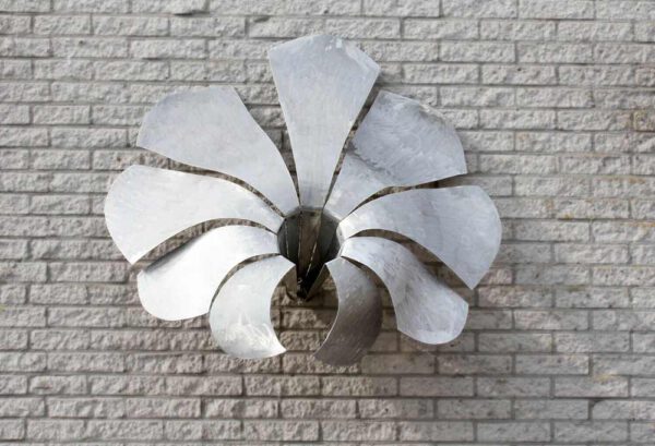 Modern Art Flower Shape Garden Decorative Metal Stainless Steel Sculpture Statue
