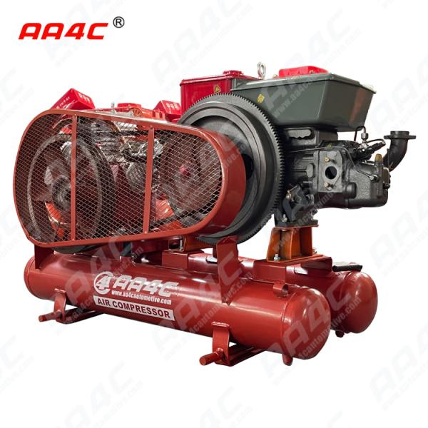 AA4C Reciprocating Portable mining industry piston diesel air compressor outdoor air pump workshop air source AA-W1.8/5