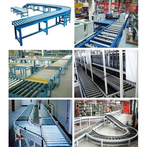 220V/380V/Manual Power Supply Inclined Roller Conveyor Line for Multi-Level Transfer