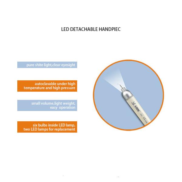 A8 Dental Ultrasonic Piezo Scaler With LED Handpiece With Wireless Pedal / Ultrasonido Dental