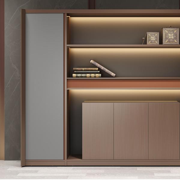 Ceo Office Room Decorations Storage Bookcase Wooden Modern Mdf Bookshelft Bibliotheque File Cabinet