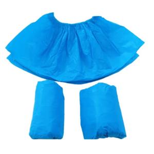 Quality Blue Hospital Lightweight Non Slip Disposable Shoes Cover 20GSM Film For Indoors wholesale
