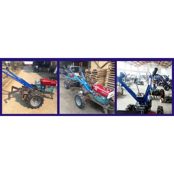 Double Drum Walking 15HP Winch Tractor Machine