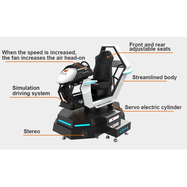 360 Rotating VR Racing Simulator Amusement Ride Simulator Arcade Car Driving Game Machine
