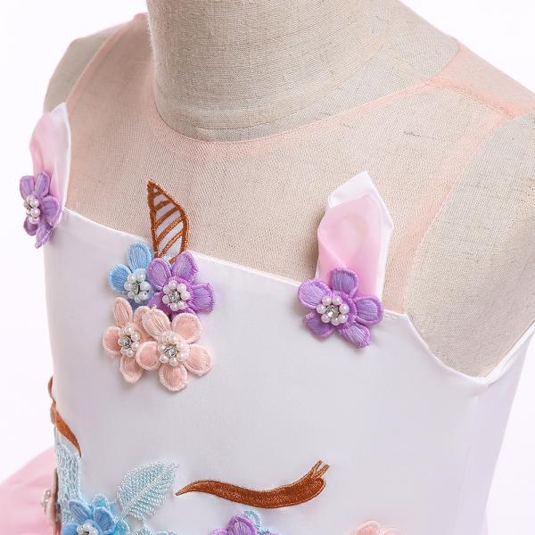 1.5M 59in Children'S Dress Up Costumes Unicorn Tutu Dress For 3 Years Girls