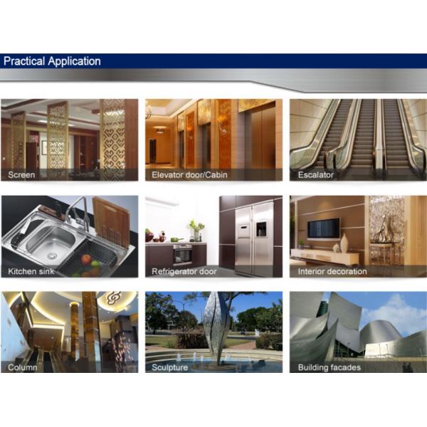 JIS SUS410 SUS304 0.6 MM Stainless Steel Sheet 2B Finish 1.5m Width