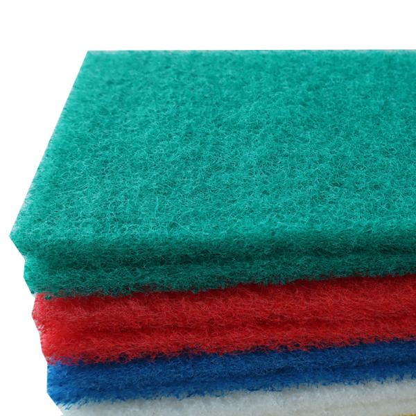 Fiber Nylon Scrub Pad High Efficiency Industrial Scouring Pads Environmental Friendly