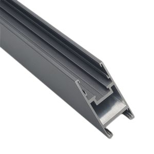 Quality Silver Electrophoresis Aluminium Channel Profiles For Advertising / Exhibition wholesale