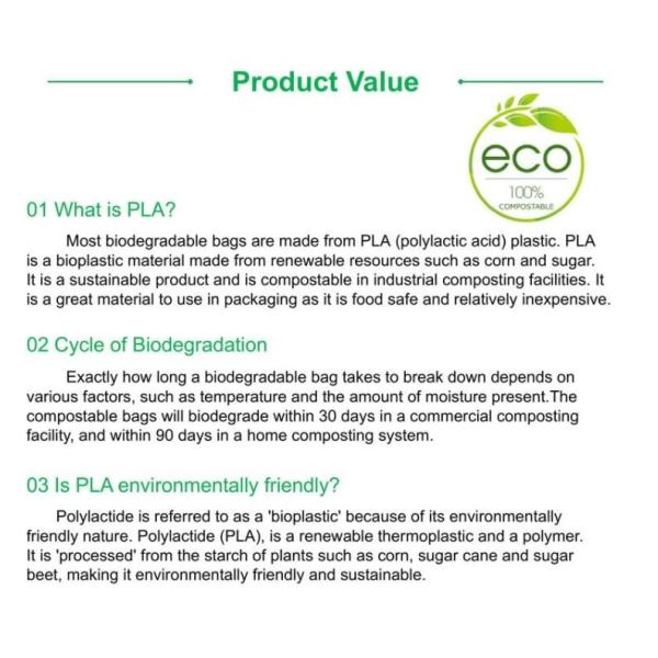 Kraft Paper / PLA Biodegradable Stand Up Pouches Custom Printed Foil Laminated Mylar Bags