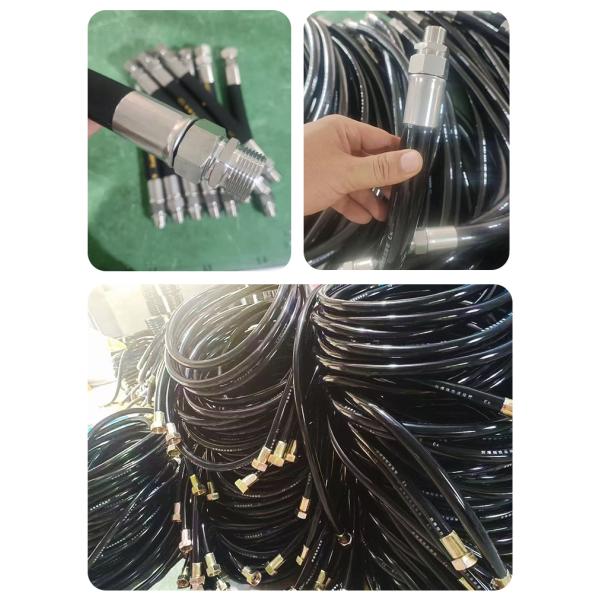 ATEX Rubber Covered Hose With Quick-Connect Fittings Easy Installation Solution Explosion-proof Flexible Rubber Hose