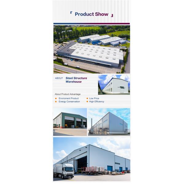 Strong Portal Frame Steel Structure Construction , Lightweight Steel Frame Construction