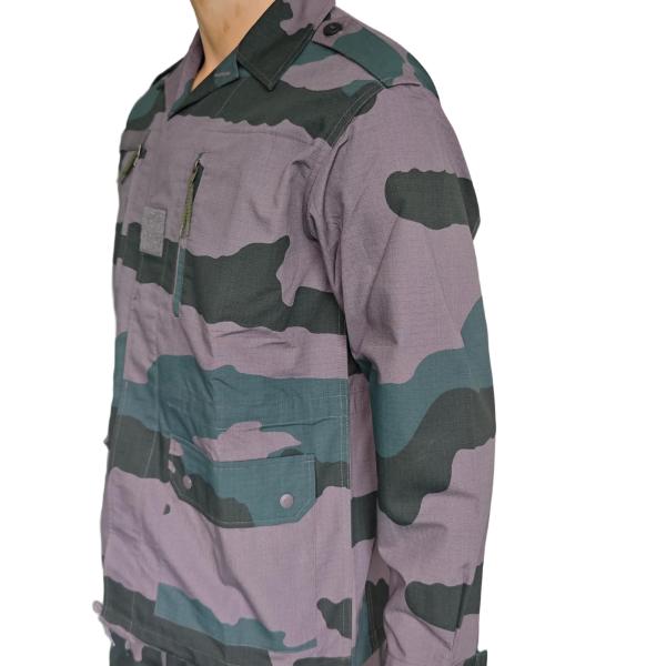 Breathable and Abrasion Resistant French Military Uniform Set in Stealth Purple F1 Combat System for Comfort and Protection