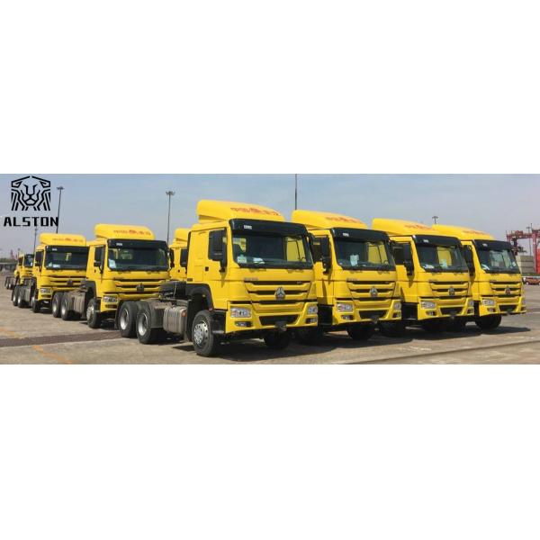 6x4 Second Hand Tractor Truck , Sinotruck Howo Tractor Head Truck