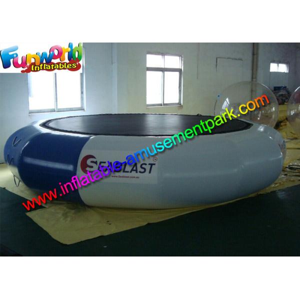 Plato Durable Inflatable Water Toys Jumping Trampoline With Small Platform