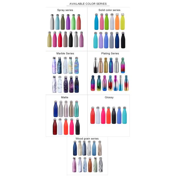 1L 18/8 Stainless Steel Double Wall Vacuum Insulated Bottle