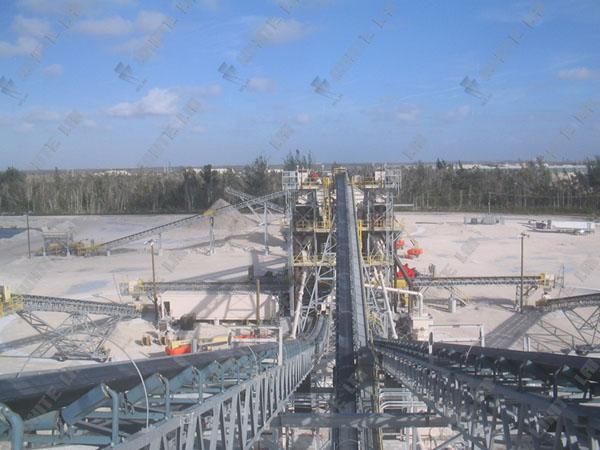 Large Indrustry rubber  Belt Conveyor Systems 660 - 1200 t/h For mining