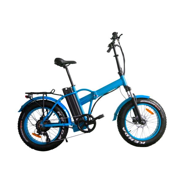 Hybrid Electric Folding Bike Full Suspension Long Range Off Road Electric Bicycle Foldable