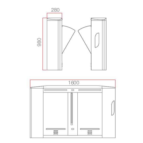 Articulated Boom Car Barrier Gate 6s Automatic Car Park Barriers